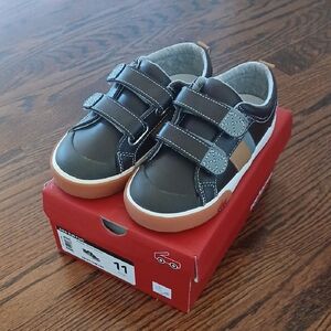 See Kai Run Brown Velcro Sneakers for Everyday Comfort